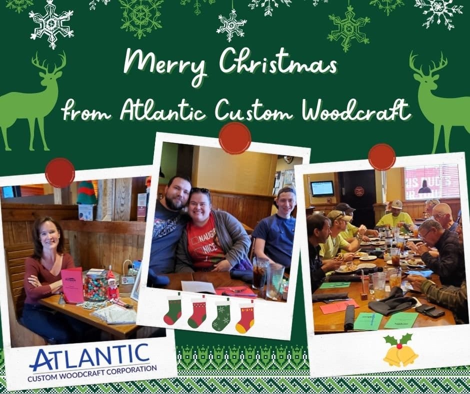 green and white snow pattern merry christmas facebook post 2